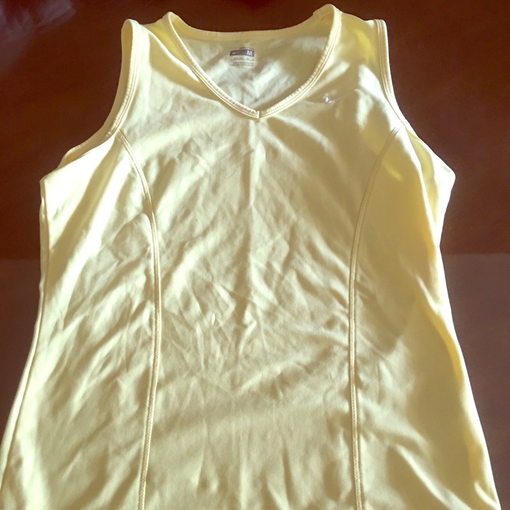 Yellow Nike Tank Top